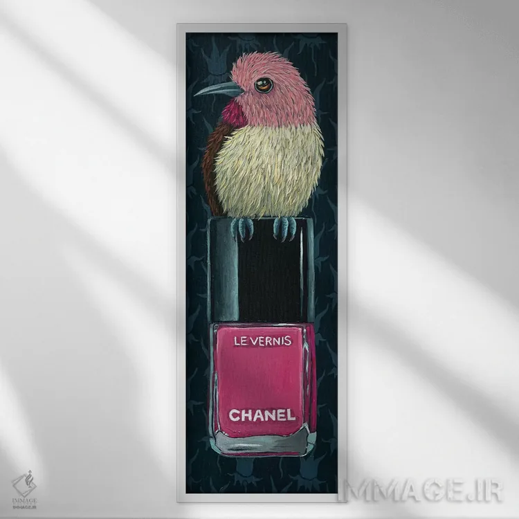 تابلو دکوراتیو لهستانی اثر ماریسا ری - نمای قابدار سفید