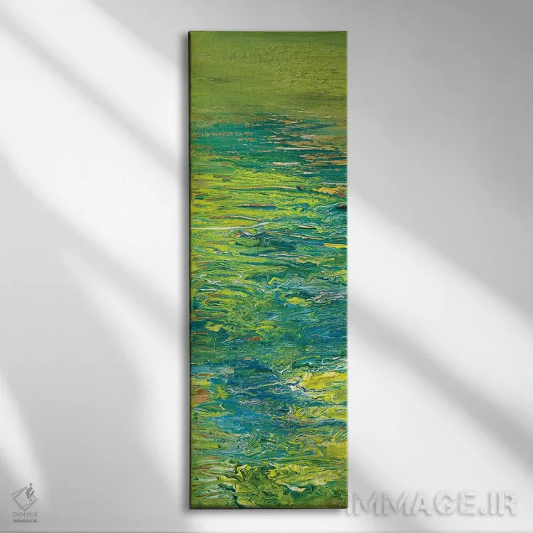 تابلو دکوراتیو دریاچه II اثر روبرتو گونزالس - نمای روبهرو روی دیوار