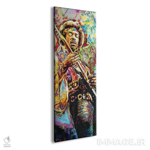 تابلو دکوراتیو جیمی هندریکس "بال کوچک ۲" اثر راک کروماتیک - نمای پرسپکتیو محصول