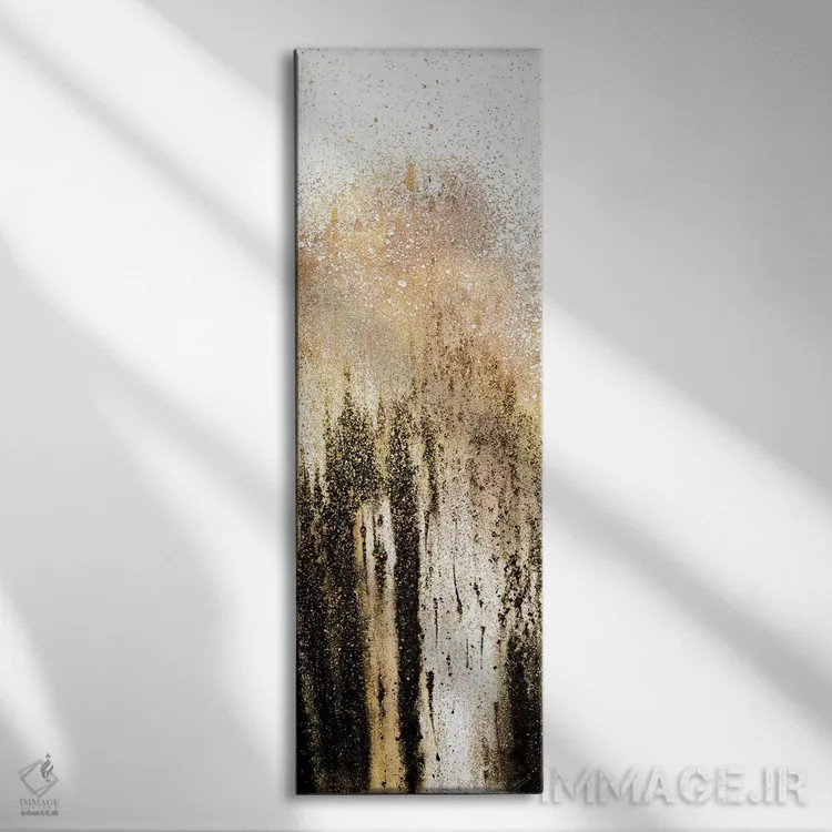 تابلو دکوراتیو جنگل های طلایی اثر روبرتو گونزالس - نمای روبهرو روی دیوار