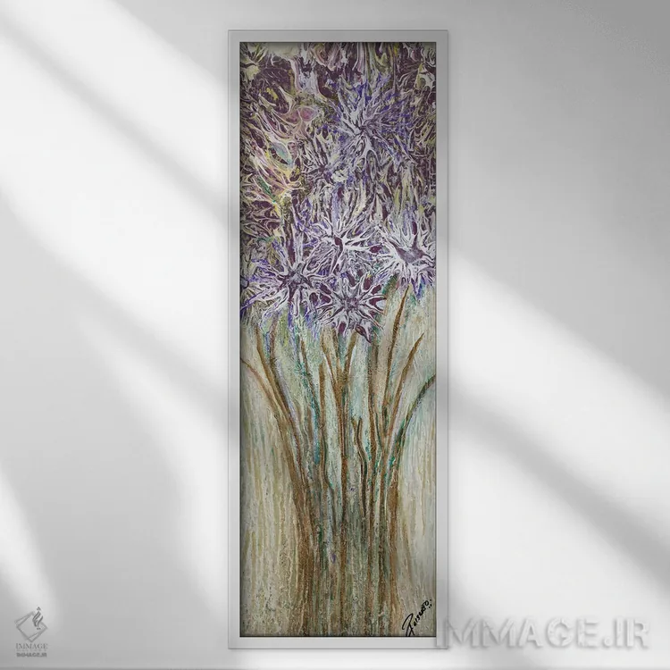 تابلو مدرن اسطوخودوس قوی I اثر روبرتو گونزالس - نمای قابدار سفید