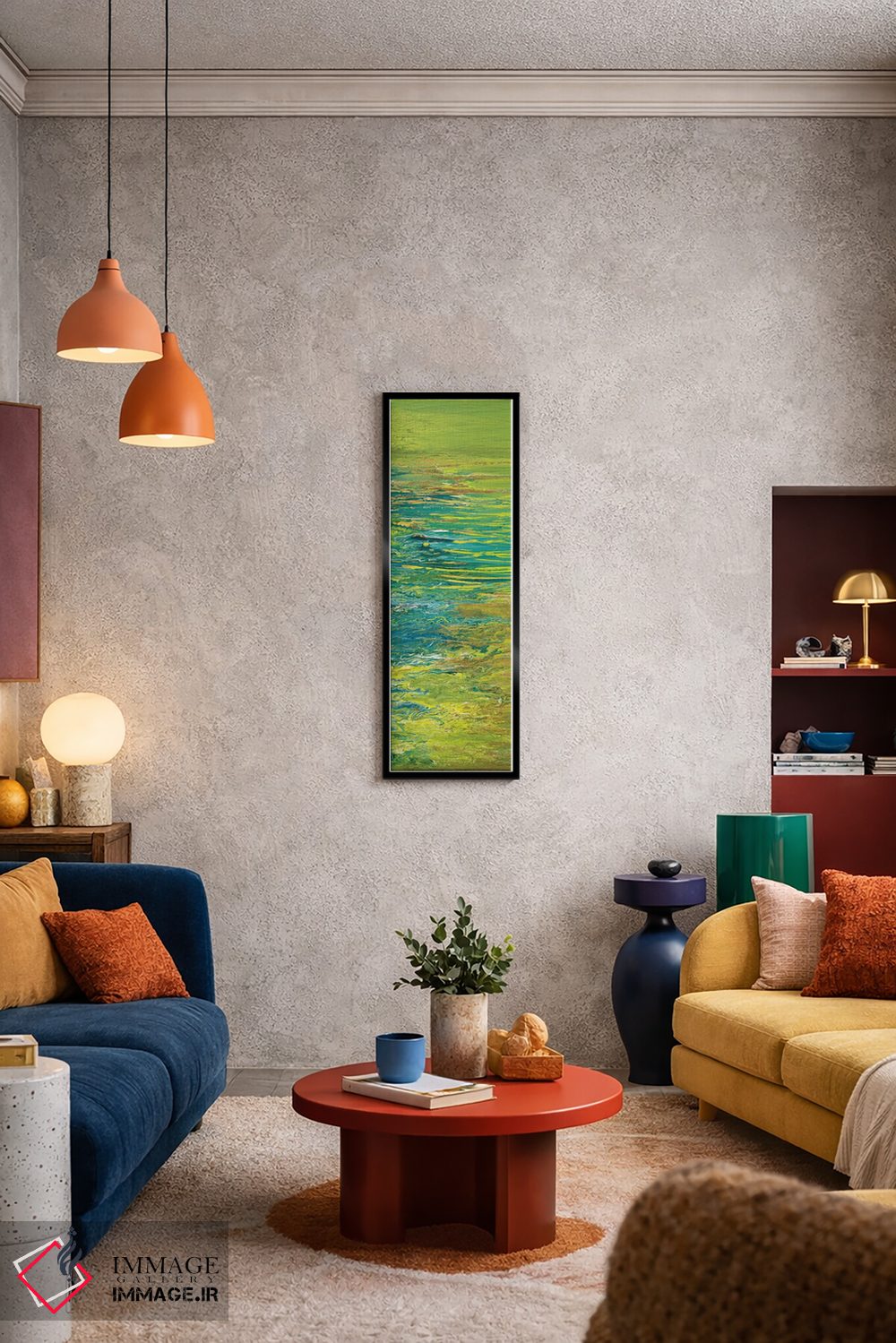 تابلو دکوراتیو دریاچه I اثر روبرتو گونزالس - D6B