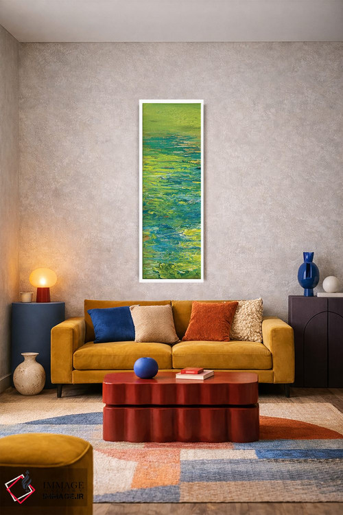 تابلو دکوراتیو دریاچه II اثر روبرتو گونزالس - D1W