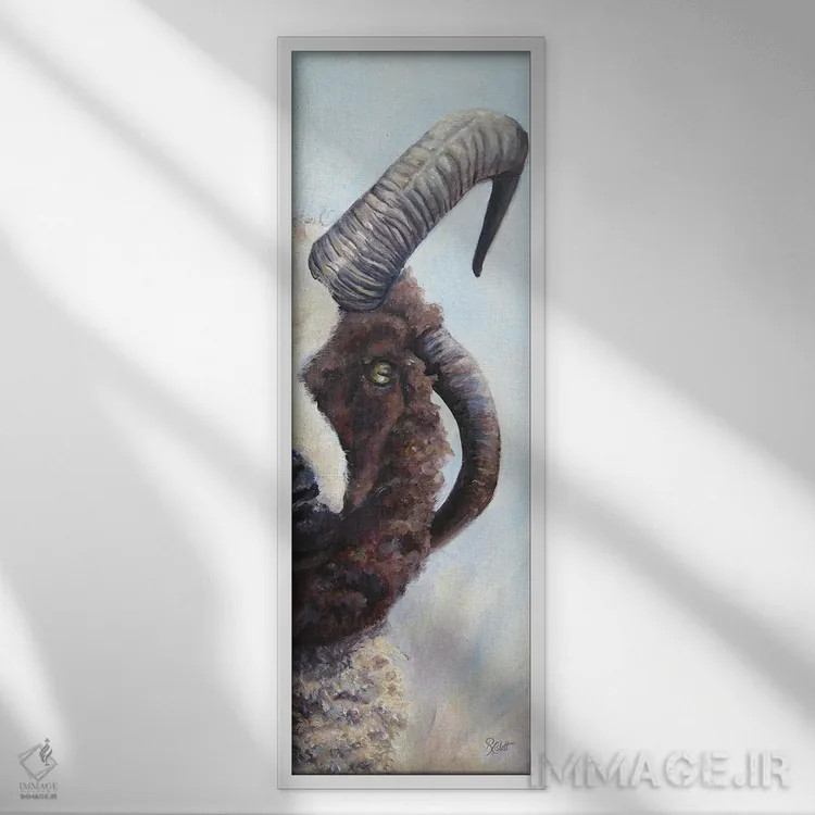 تابلو دکوراتیو بنتلی اثر روت اسلت - نمای قابدار سفید