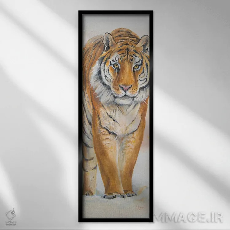 تابلو دکوراتیو کاسپر اثر روت اسلت - نمای قابدار مشکی