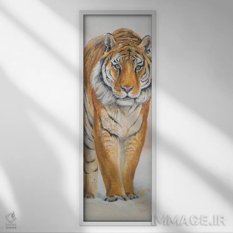 تابلو دکوراتیو کاسپر اثر روت اسلت - نمای قابدار سفید