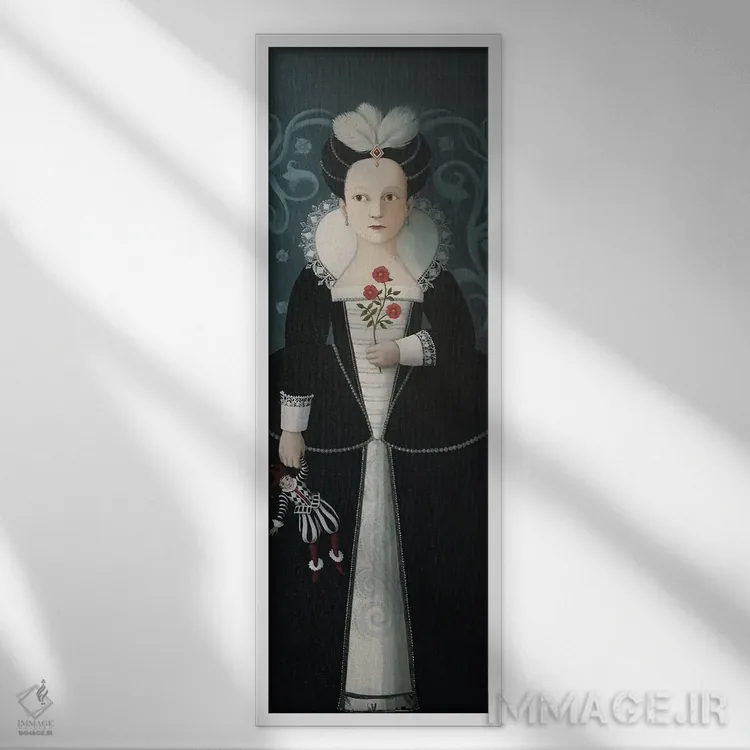 تابلو دکوراتیو فرزند خیال اثر رزالین لاینز - نمای قابدار سفید