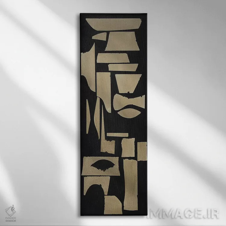 تابلو دکوراتیو سرستون ۳ اثر راب دلما تر - نمای روبهرو روی دیوار