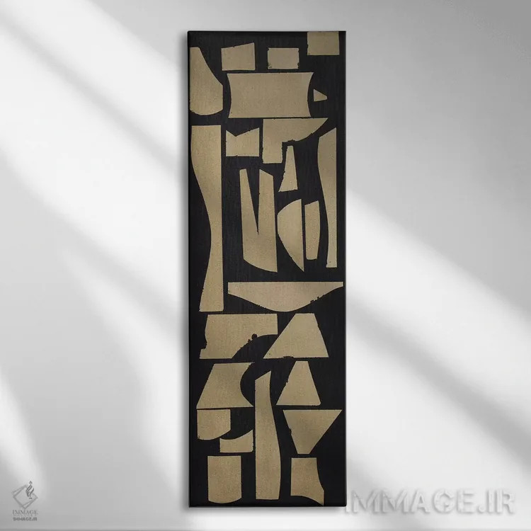 تابلو دکوراتیو سرستون ۱ اثر راب دلما تر - نمای روبهرو روی دیوار