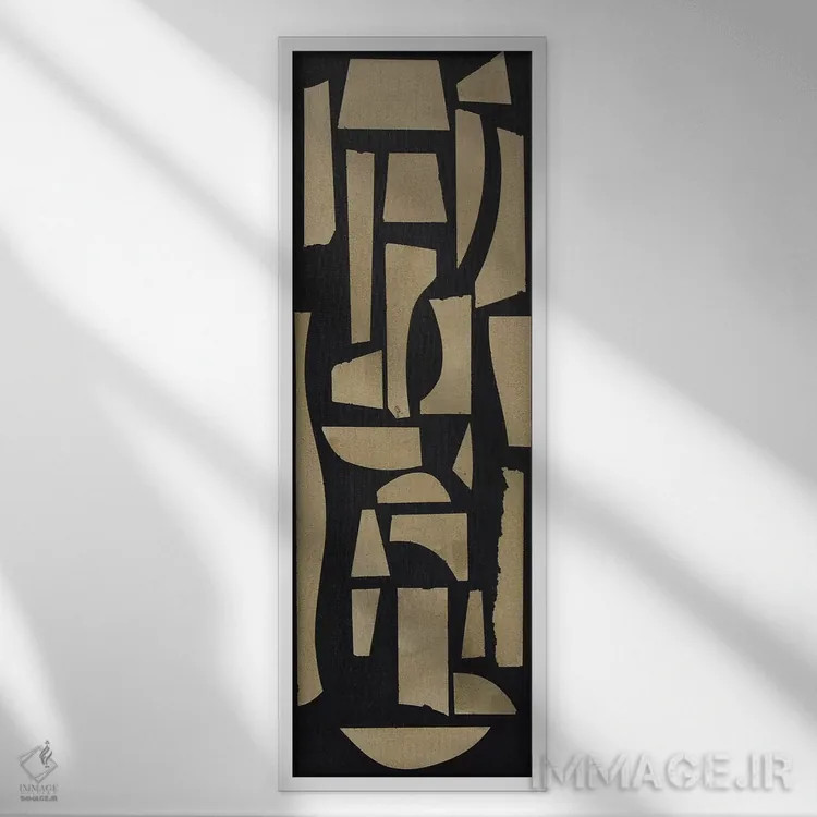 تابلو دکوراتیو سرستون ۲ اثر راب دلما تر - نمای قابدار سفید