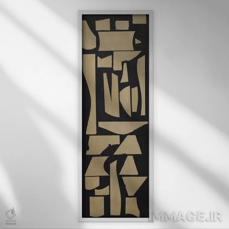 تابلو دکوراتیو سرستون ۱ اثر راب دلما تر - نمای قابدار سفید