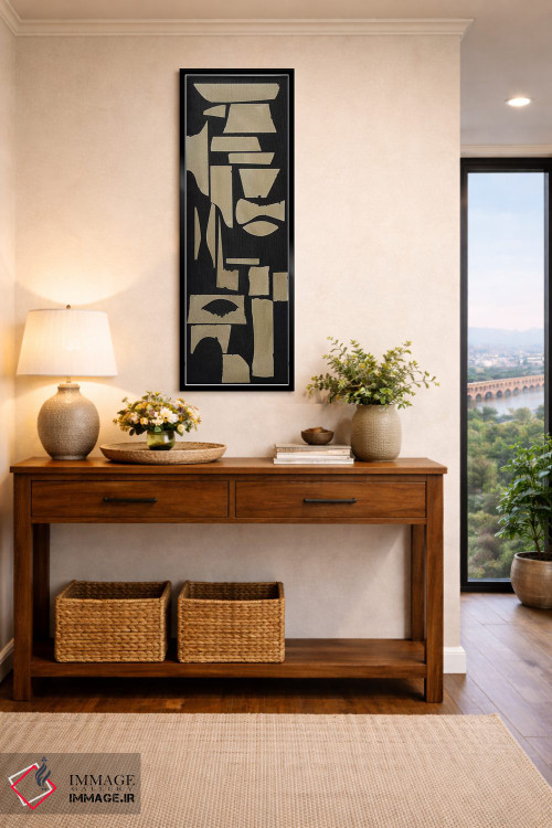 تابلو دکوراتیو سرستون ۳ اثر راب دلما تر - D1B