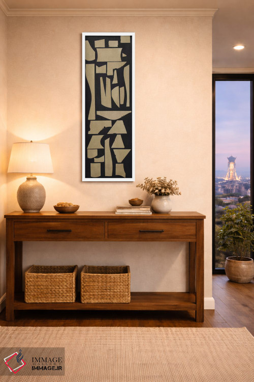 تابلو دکوراتیو سرستون ۱ اثر راب دلما تر - D1W