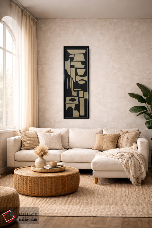 تابلو دکوراتیو سرستون ۳ اثر راب دلما تر - D6B