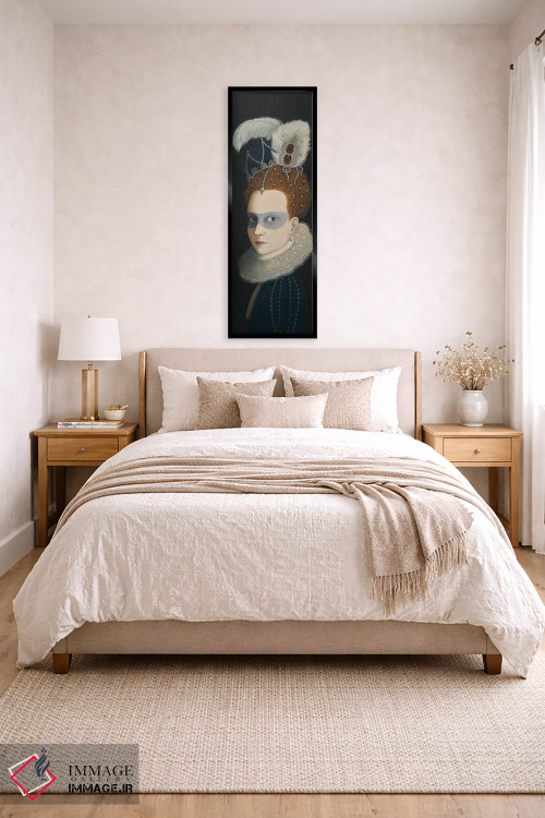 تابلو دکوراتیو نقابت خوش یمن باد اثر رزالین لاینز - D4B