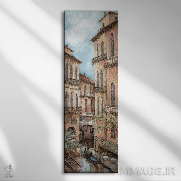 تابلو دکوراتیو تعطیلات در ونیز دو اثر روئن منینگ - نمای روبهرو روی دیوار