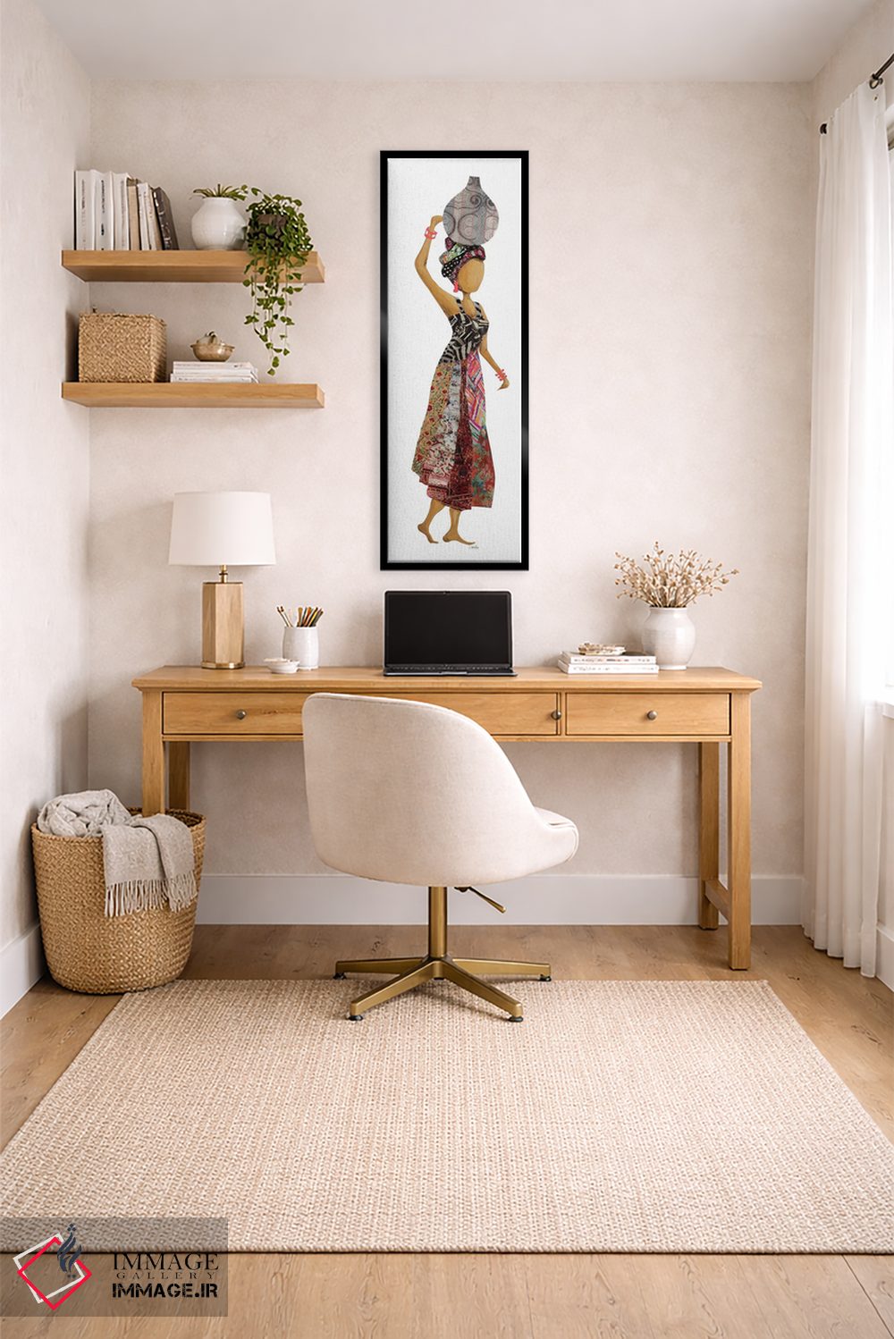 تابلو دکوراتیو زن سفالگر ژوزا I اثر جینا ریتر - D4B