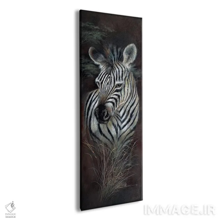 تابلو دکوراتیو معصومیت خط دار اثر روئن منینگ - نمای پرسپکتیو محصول