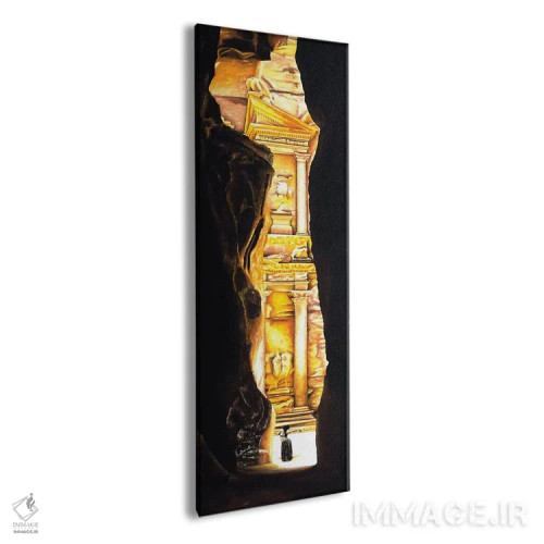 تابلو دکوراتیو ادای احترام به پترا اثر ریچارد یانگ - نمای پرسپکتیو محصول