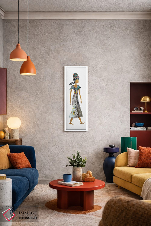 تابلو دکوراتیو زن با سربند ژوزا اثر جینا ریتر - D3W