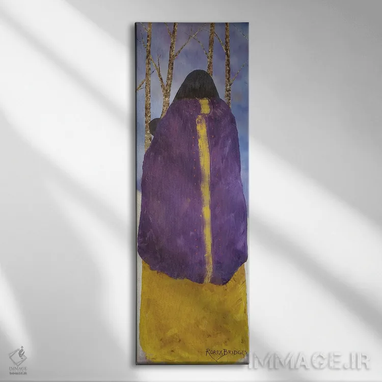 تابلو دکوراتیو مدونا در زمستان اثر استودیو رورکس بریجز - نمای روبهرو روی دیوار