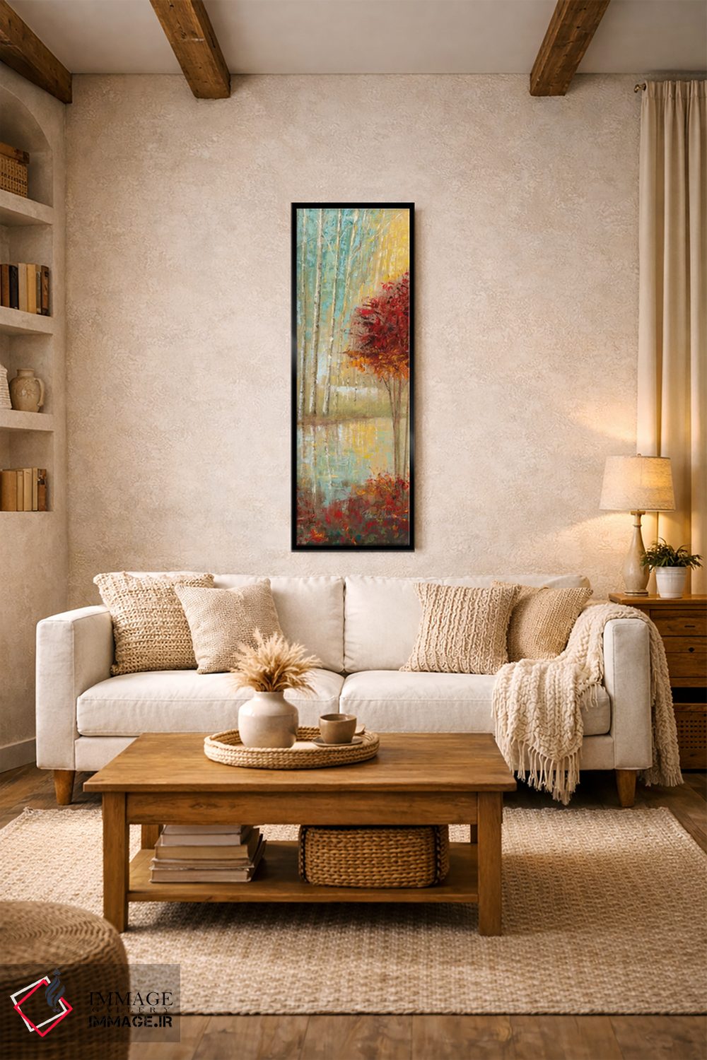 تابلو دکوراتیو بازدیدی دوباره از برکه زمرباور دو اثر روئن منینگ - D2B