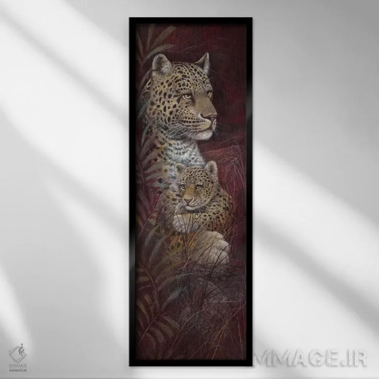 تابلو دکوراتیو محبت مادری اثر روئن منینگ - نمای قابدار مشکی