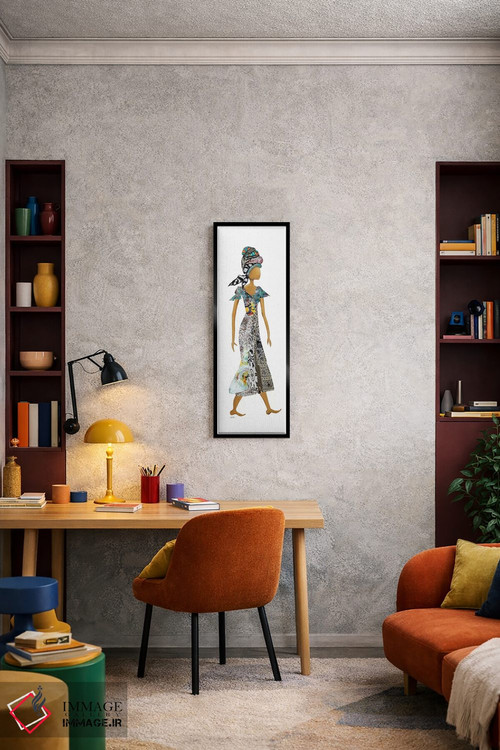 تابلو دکوراتیو زن با سربند ژوزا اثر جینا ریتر - D5B