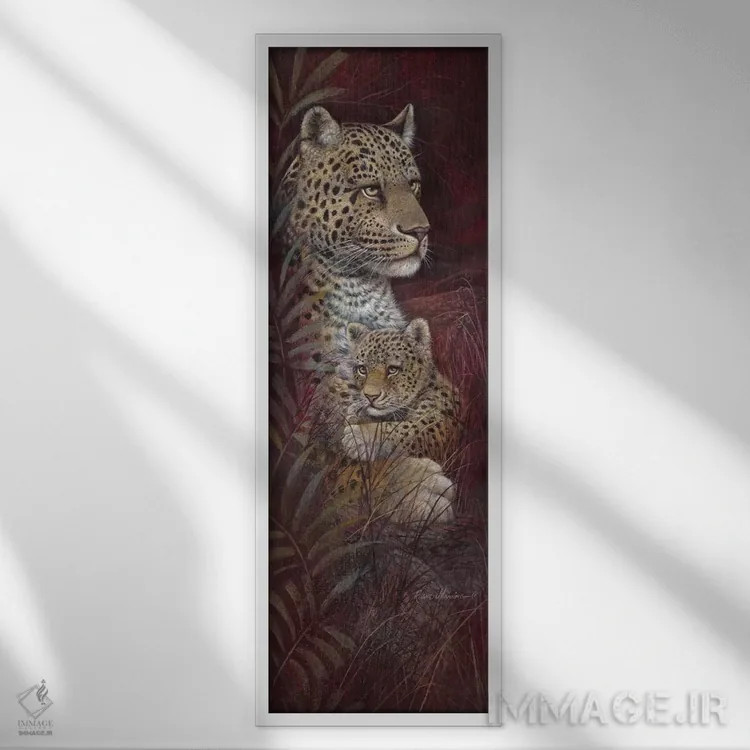 تابلو دکوراتیو محبت مادری اثر روئن منینگ - نمای قابدار سفید