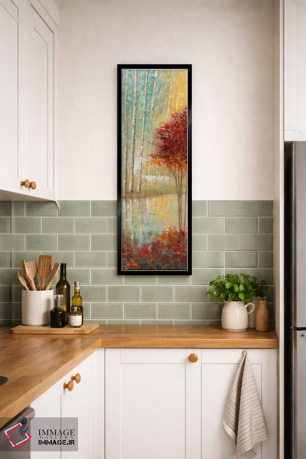 تابلو دکوراتیو بازدیدی دوباره از برکه زمرباور دو اثر روئن منینگ - D5B