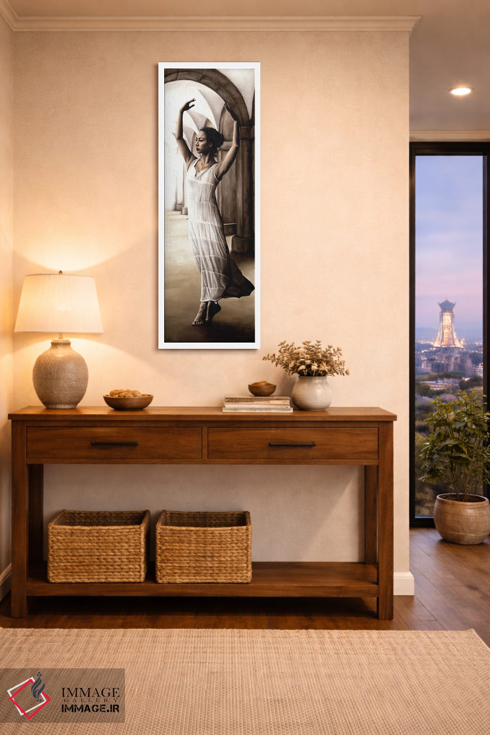 تابلو دکوراتیو فرشته بهشت اثر ریچارد یانگ - D1W