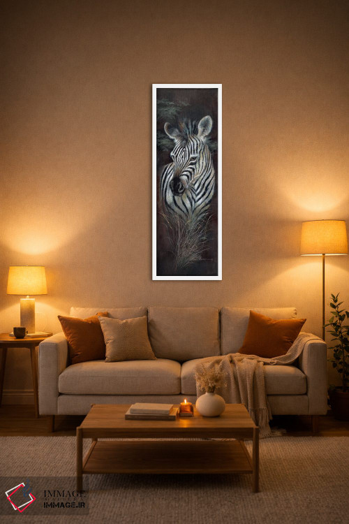 تابلو دکوراتیو معصومیت خط دار اثر روئن منینگ - D1W