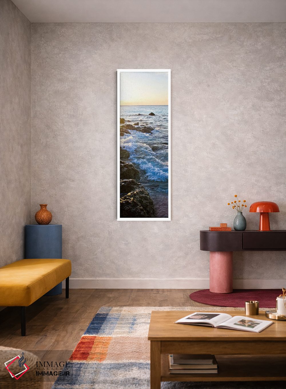 تابلو دکوراتیو ساحل بیمینی ۱ اثر سوزان برایانت - D2W