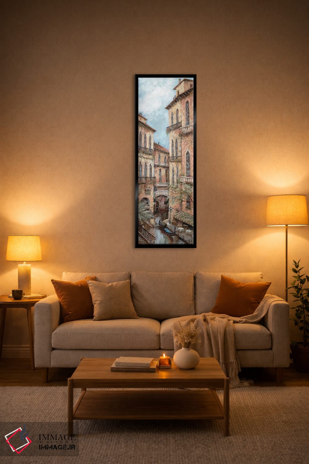 تابلو دکوراتیو تعطیلات در ونیز دو اثر روئن منینگ - D2B