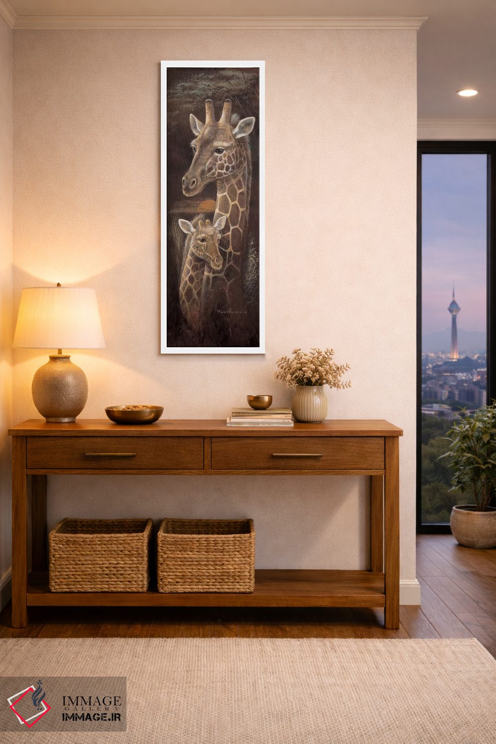 تابلو دکوراتیو عشق و وفاداری اثر روئن منینگ - D3W