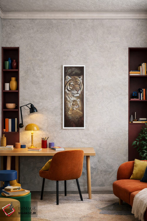 تابلو دکوراتیو غریزه مادری اثر روئن منینگ - D3W