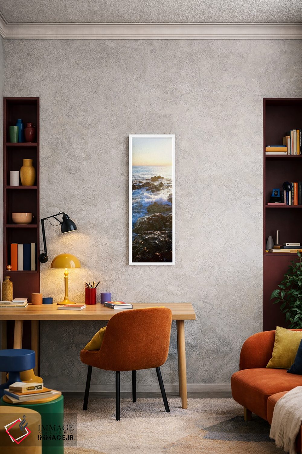 تابلو دکوراتیو ساحل بیمینی ۲ اثر سوزان برایانت - D4W