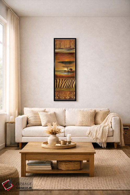 تابلو دکوراتیو تصویر سیلوئتی سرنگتی دو اثر روئن منینگ - D2B