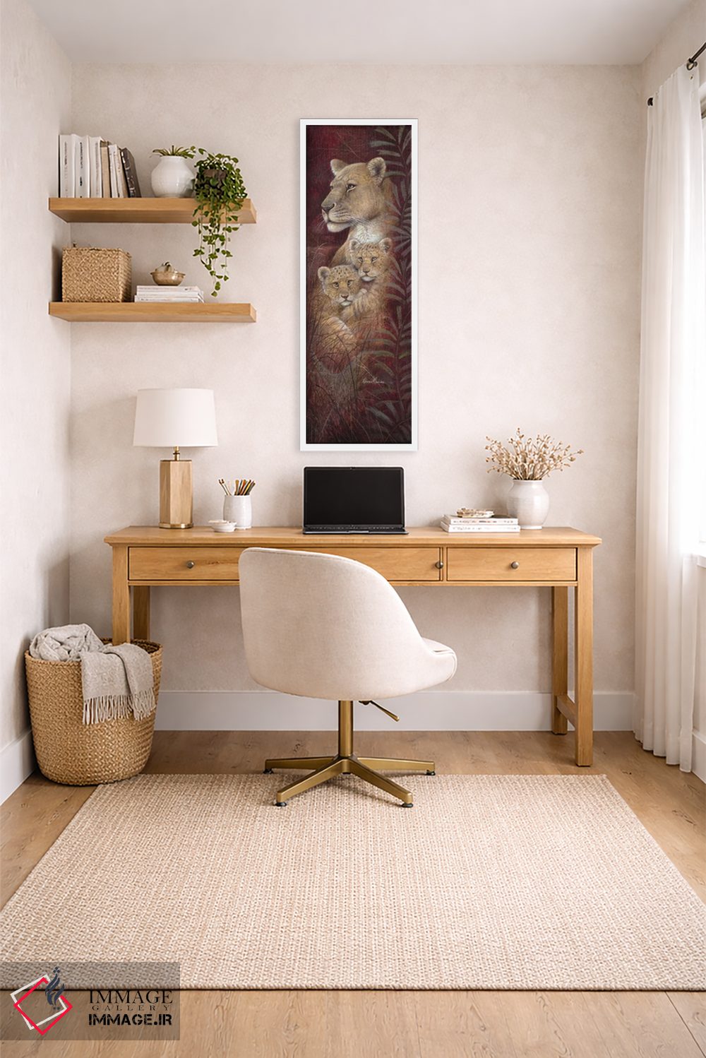 تابلو دکوراتیو دوقلوهای سرنگتی اثر روئن منینگ - D4W