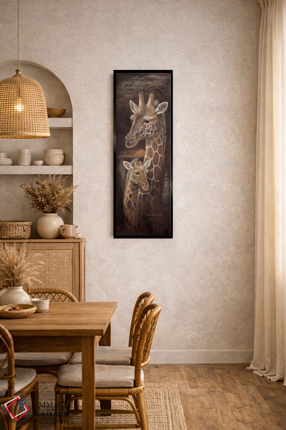 تابلو دکوراتیو عشق و وفاداری اثر روئن منینگ - D6B