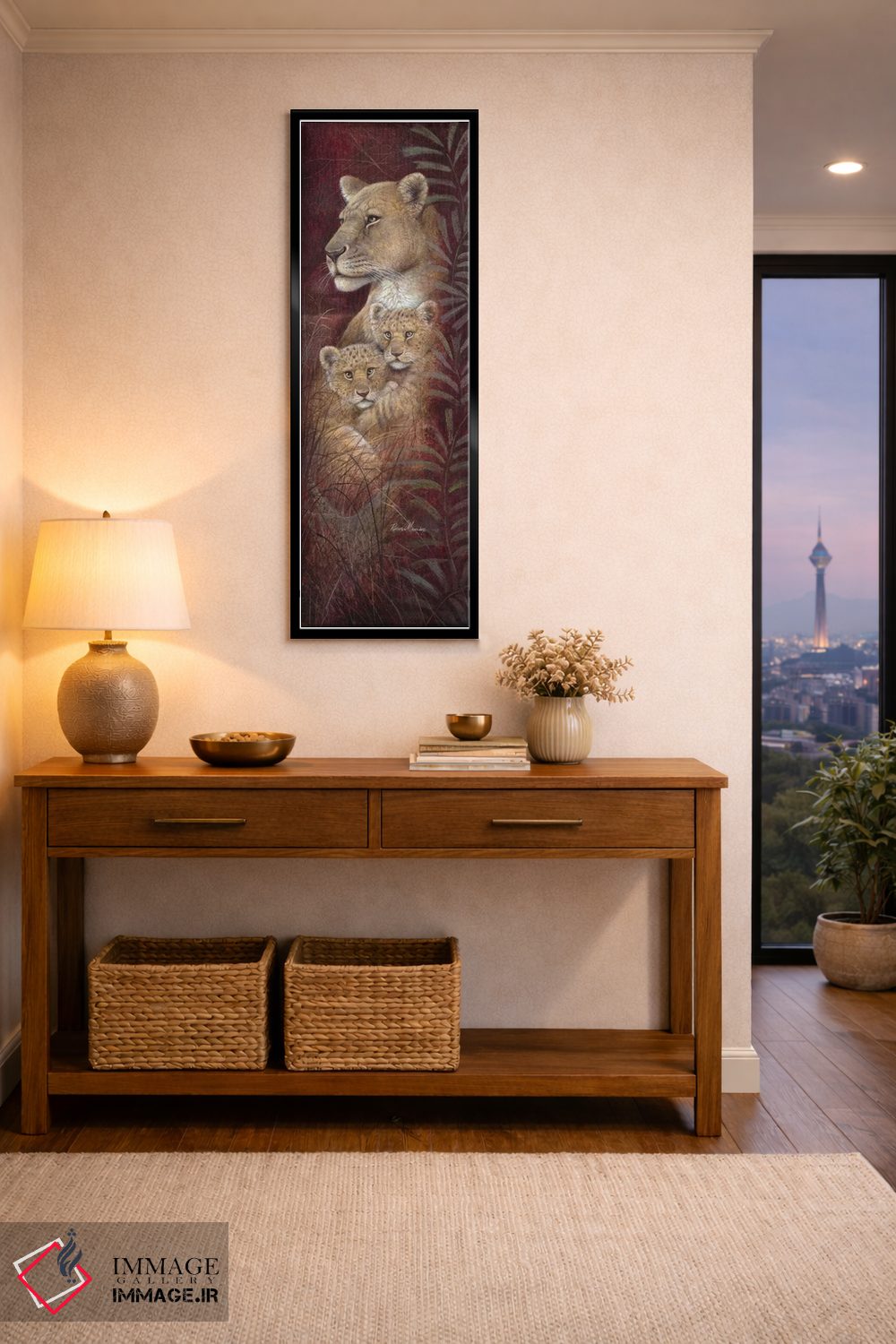 تابلو دکوراتیو دوقلوهای سرنگتی اثر روئن منینگ - D5B