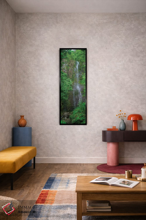تابلو دکوراتیو آبشار مائوئی اثر اسکات بنیون - D6B