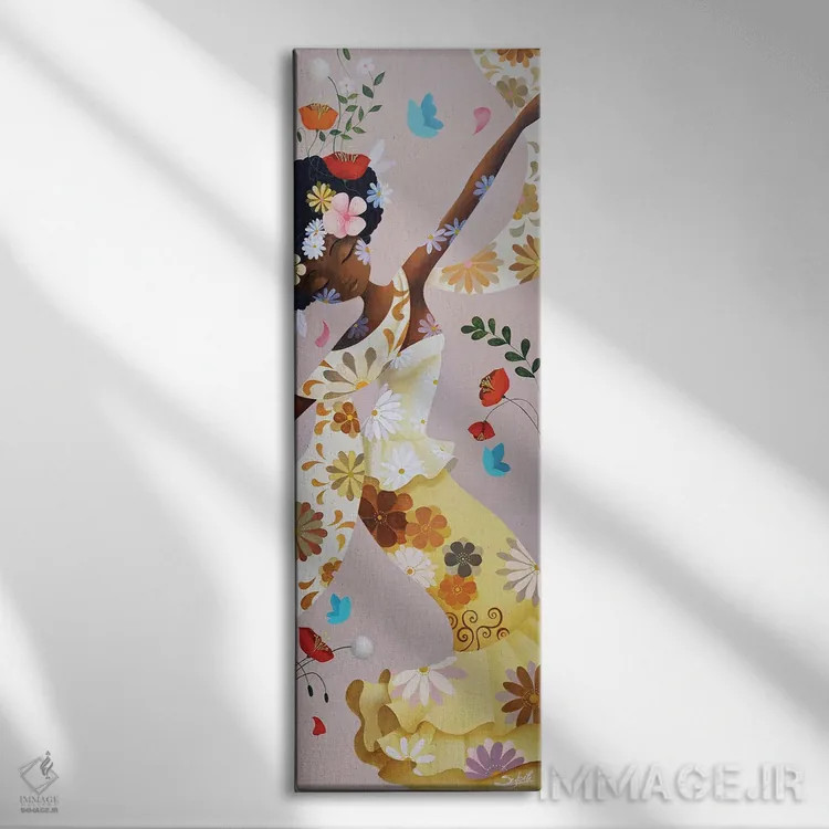 تابلو دکوراتیو مارگریت اثر استفانی بوو - نمای روبهرو روی دیوار