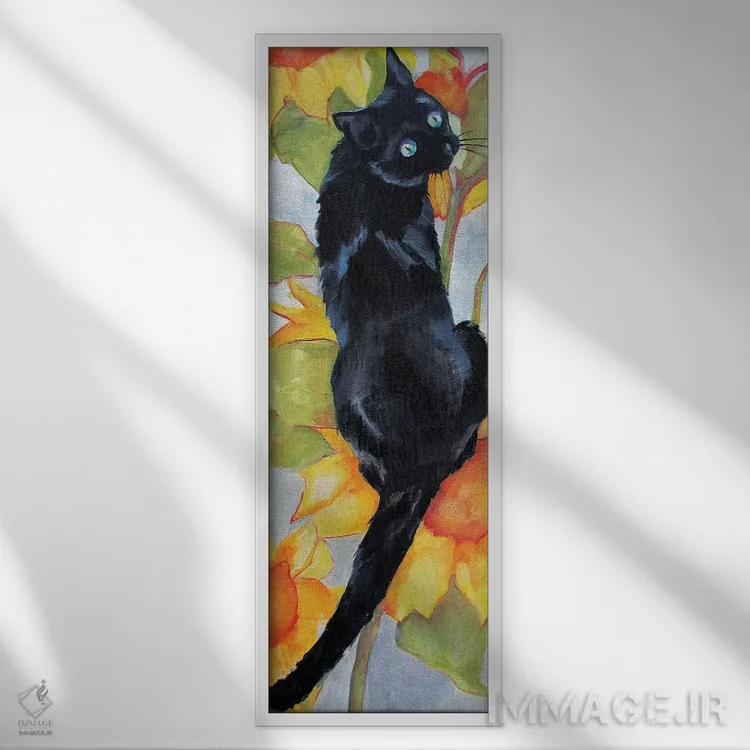 تابلو دکوراتیو کوشکا اثر مکسین شور - نمای قابدار سفید