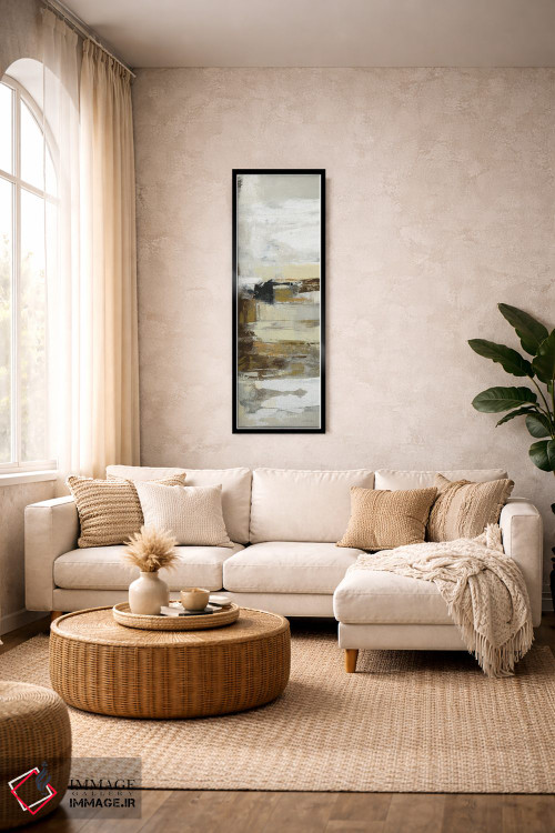 تابلو دکوراتیو گدازه و بخار IV اثر سیلویا واسیلیوا - D6B