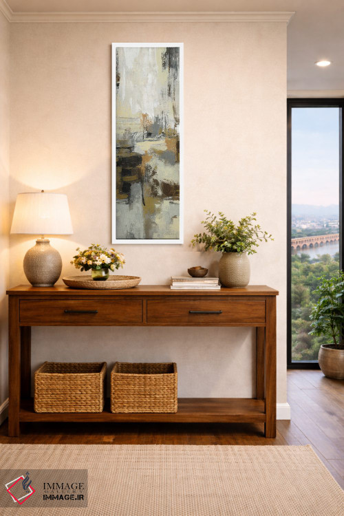 تابلو دکوراتیو گدازه و بخار III اثر سیلویا واسیلیوا - D1W