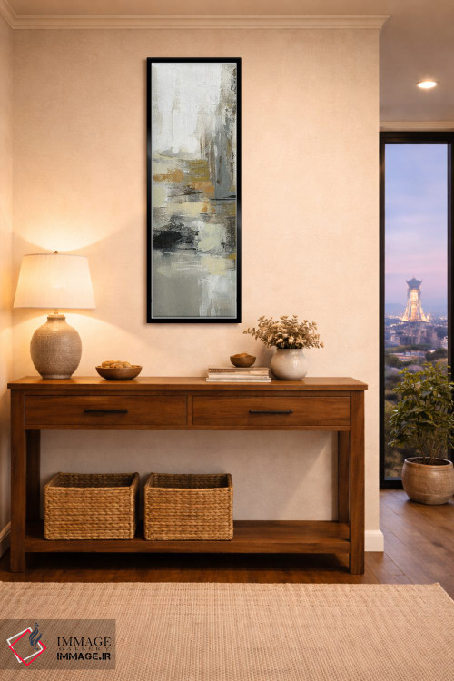 تابلو دکوراتیو گدازه و بخار II اثر سیلویا واسیلیوا - D1B