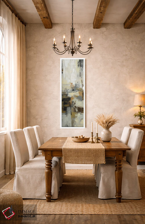 تابلو دکوراتیو گدازه و بخار III اثر سیلویا واسیلیوا - D4W