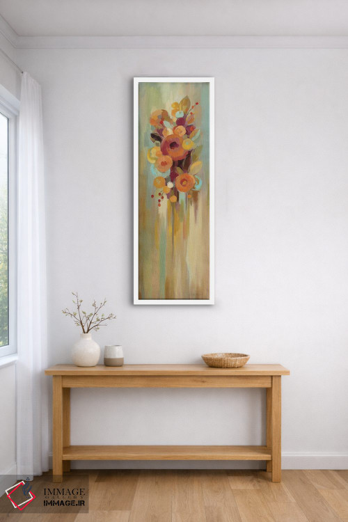 تابلو دکوراتیو گل های بلند پاییزی I اثر سیلویا واسیلیوا - D4W