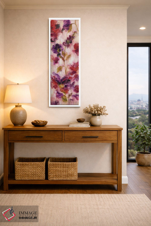 تابلو دکوراتیو گل های شاداب و فراوان III اثر سیلویا واسیلیوا - D3W